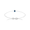Bracelet femme argent oxyde de zirconium bleue Maison de la Bijouterie VW3UW5ZV