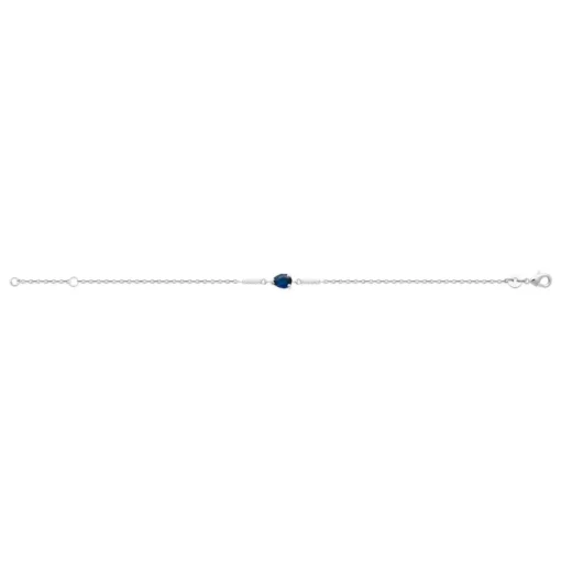 Bracelet femme argent oxyde de zirconium bleue Maison de la Bijouterie VW3UWVZV