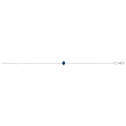 Bracelet femme argent oxyde de zirconium bleue Maison de la Bijouterie VW3UW5ZV