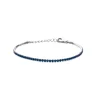 Bracelet femme argent pierres bleues Maison de la Bijouterie VW300UZV