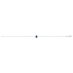 Bracelet femme argent pierre goutte bleue Maison de la Bijouterie VW3UUZZV Argent