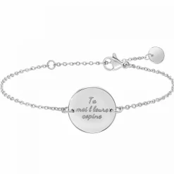 Bracelet Femme Athème - B2819-ARGENT Acier Argent