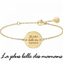 Bracelet Femme Athème - B2812-DORE Acier Doré