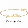 Bracelet Femme Athème - B2694-DORE-POURLAVIE Acier Doré