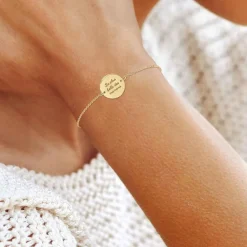 Bracelet Femme Athème - B2812-DORE Acier Doré