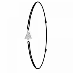 Bracelet Femme Athème - BS082-SB049-A Tissu Argent
