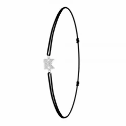 Bracelet Femme Athème - BS082-SB049-K Tissu Argent