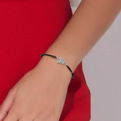 Bracelet Femme Athème - BS082-SB049-A Tissu Argent