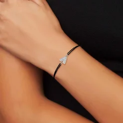 Bracelet Femme Athème - BS082-SB049-A Tissu Argent