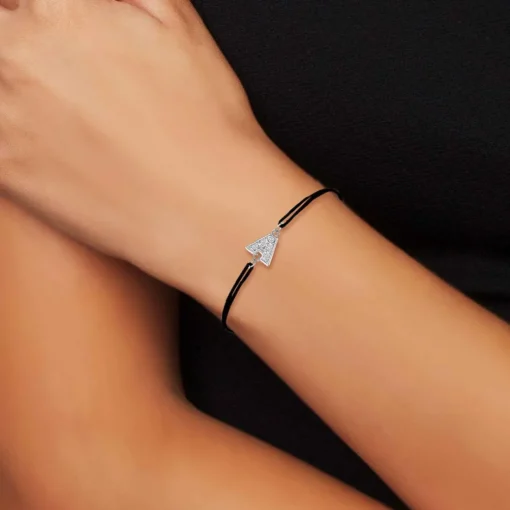 Bracelet Femme Athème - BS082-SB049-A Tissu Argent