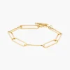 Bracelet Femme Balaboosté Acier Maillons Longs Et Fermoir T - 3502456560246 Métal Doré