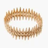 Bracelet Femme Balaboosté Elastique Avec Pics - 3502456534476 Métal Doré