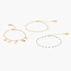 Bracelet Femme Balaboosté Set De Bra Ac Breloques Et Epoxy - 3502456531727 Métal Doré