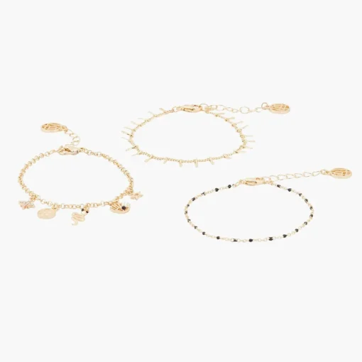Bracelet Femme Balaboosté Set De Bra Ac Breloques Et Epoxy - 3502456531727 Métal Doré