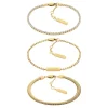 Bracelet Femme Calvin Klein Bijoux Ck Trio - 35000797 Acier Doré