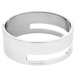 Bracelet Femme Calvin Klein Bijoux Geometric Essentials Sculptural - 35000674 Acier Argent