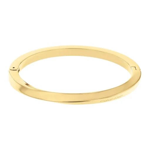 Bracelet Femme Calvin Klein Twisted Ring - 35000313 Acier Doré