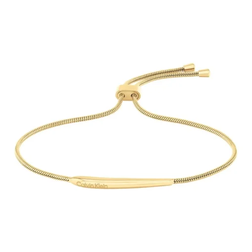 Bracelet Femme Calvin Klein Elongated Drops - 35000342 Acier Doré