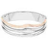 Bracelet Femme Calvin Klein Bijoux CK Wavy Sculptural - 35000649 Acier Doré Rose