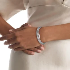 Bracelet Femme Calvin Klein Bijoux Ck Trio - 35000796 Acier Argent
