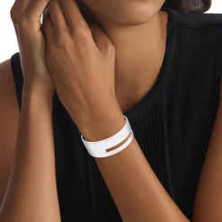 Bracelet Femme Calvin Klein Bijoux Geometric Essentials Sculptural - 35000674 Acier Argent