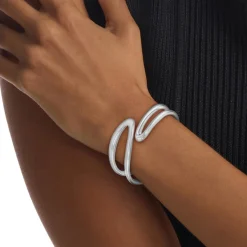 Bracelet Femme Calvin Klein Bijoux Ck Statement Links - 35000753 Acier Argent