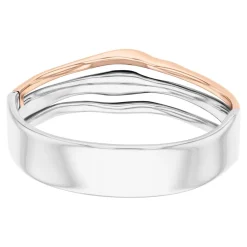 Bracelet Femme Calvin Klein Bijoux CK Wavy Sculptural - 35000649 Acier Doré Rose