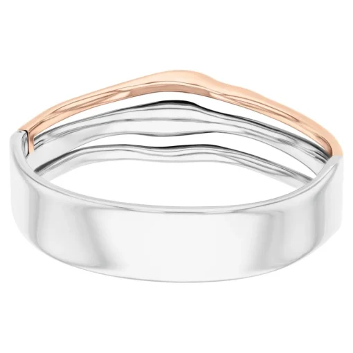 Bracelet Femme Calvin Klein Bijoux CK Wavy Sculptural - 35000649 Acier Doré Rose