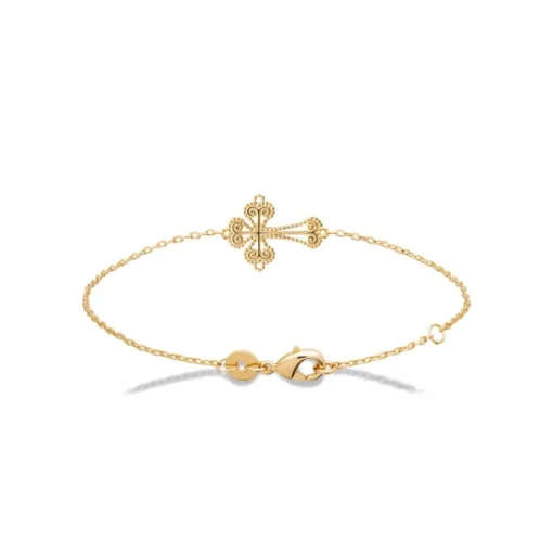 Bracelet femme croix fantaisie plaqué or Maison de la Bijouterie UYYZZ3ZV