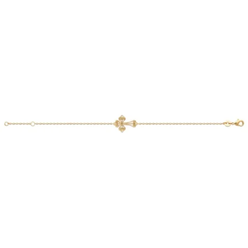 Bracelet femme croix fantaisie plaqué or Maison de la Bijouterie UYYZZ3ZV