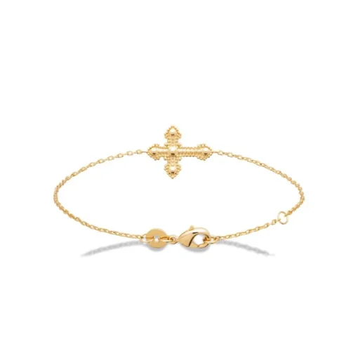 Bracelet femme croix plaqué or Maison de la Bijouterie UYYZZYZV
