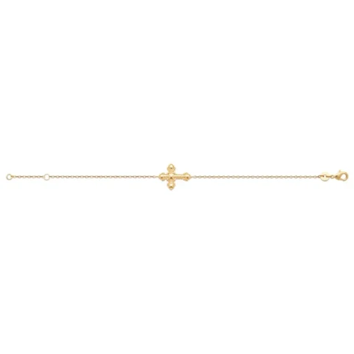 Bracelet femme croix plaqué or Maison de la Bijouterie UYYZZYZV
