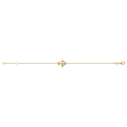Bracelet femme croix plaqué or Maison de la Bijouterie UW3VW4ZV
