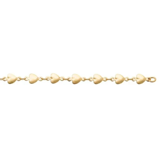 Bracelet femme cœur fantaisie plaqué or Maison de la Bijouterie YU0Y3ZZV