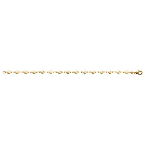 Bracelet femme cœur fantaisie plaqué or Maison de la Bijouterie YU0Y3ZZV