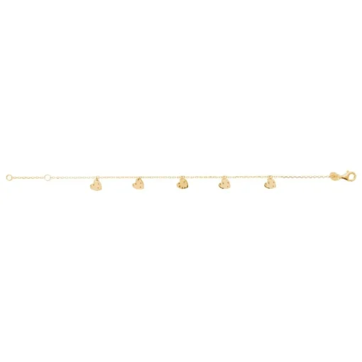 Bracelet femme cœur fantaisie plaqué or Maison de la Bijouterie UYZUZ5ZV