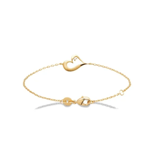 Bracelet femme cœur plaqué or Maison de la Bijouterie UWZZ6WZV