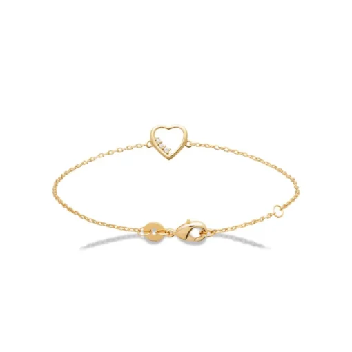 Bracelet femme cœur plaqué or Maison de la Bijouterie UWZ3Y0ZV