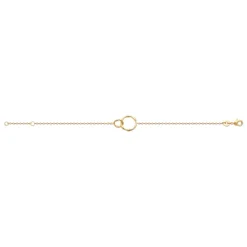 Bracelet femme double rond plaqué or Maison de la Bijouterie UYZUY3ZV