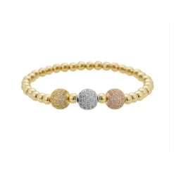 Bracelet Femme Edforce 541-0030-B - Acier Doré