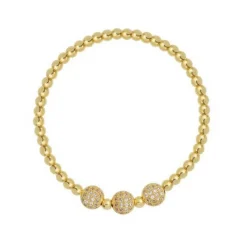 Bracelet Femme Edforce 541-0018-B - Acier Doré