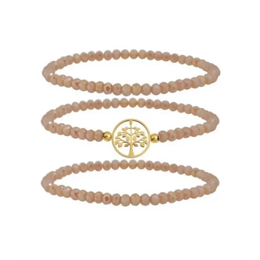 Bracelet Femme Edforce 534-0150-B - Acier Doré