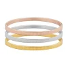 Bracelet Femme Edforce 495-0010-B - Acier Doré