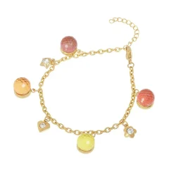 Bracelet Femme Edforce 25-0501-B - Acier Doré