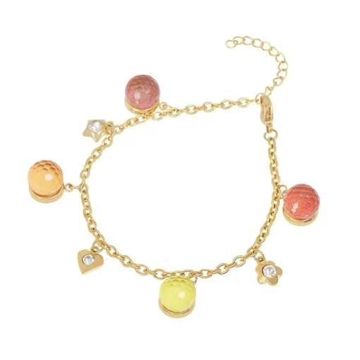 Bracelet Femme Edforce 25-0501-B - Acier Doré