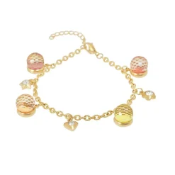 Bracelet Femme Edforce 25-0501-B - Acier Doré