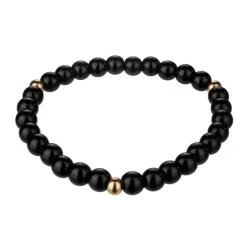 Bracelet Femme Emily Westwood WB1212R - Acier Noir Or rose