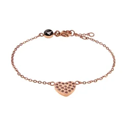 Bracelet Femme Emily Westwood WB1026R - Acier Doré rose