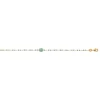 Bracelet femme fantaisie quartzite vert plaqué or Maison de la Bijouterie UW3Y36ZV