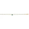 Bracelet femme fantaisie quartzite vert plaqué or Maison de la Bijouterie UW3Y35ZV